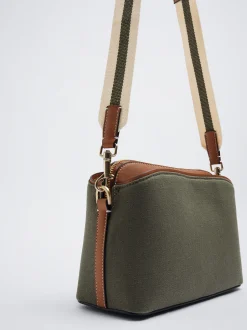 Canvas Crossbody Bag|Parfois Clearance