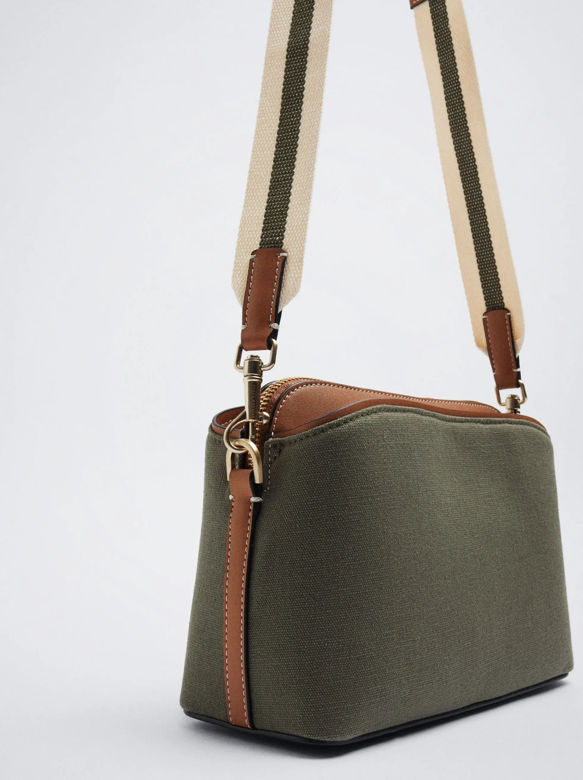 Canvas Crossbody Bag|Parfois Store