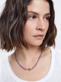 Chain Necklace With Zirconia|Parfois Hot