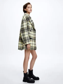 Check Blazer Coat|Parfois Fashion
