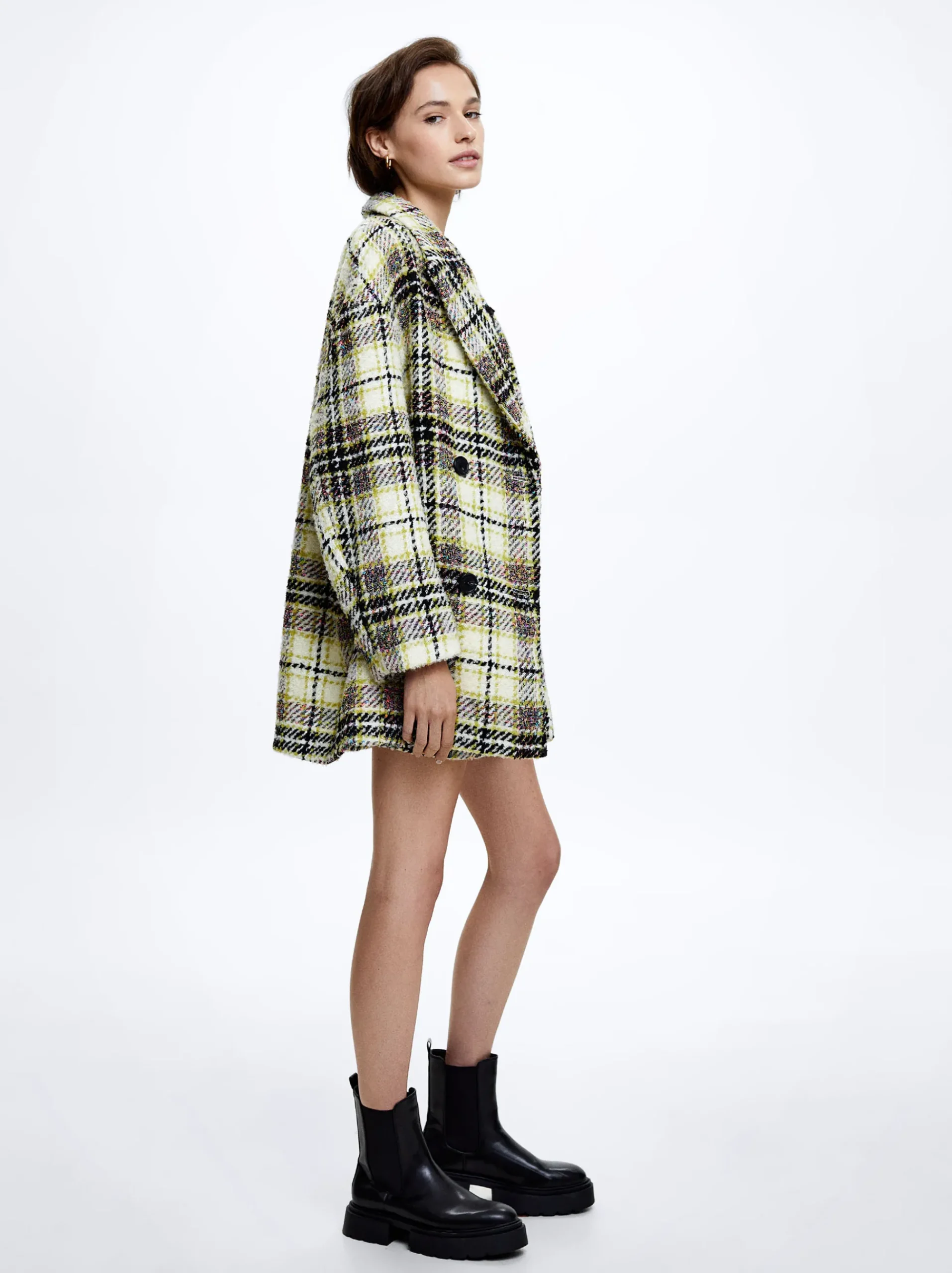Check Blazer Coat|Parfois Fashion