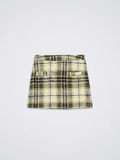 Check Knitted Mini Skirt|Parfois Hot