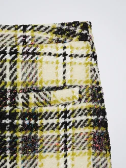 Check Knitted Mini Skirt|Parfois Hot