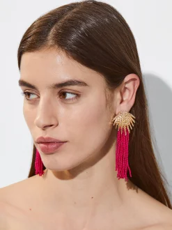 Clip Earrings With Beads|Parfois Discount