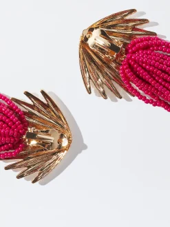 Clip Earrings With Beads|Parfois Best Sale