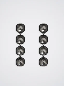 Clip Earrings With Crystals|Parfois Cheap