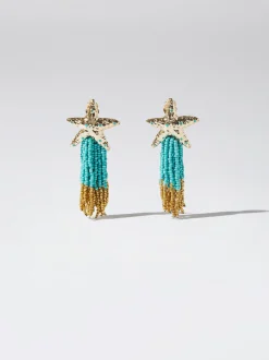 Clip Earrings With Star And Beads|Parfois Discount