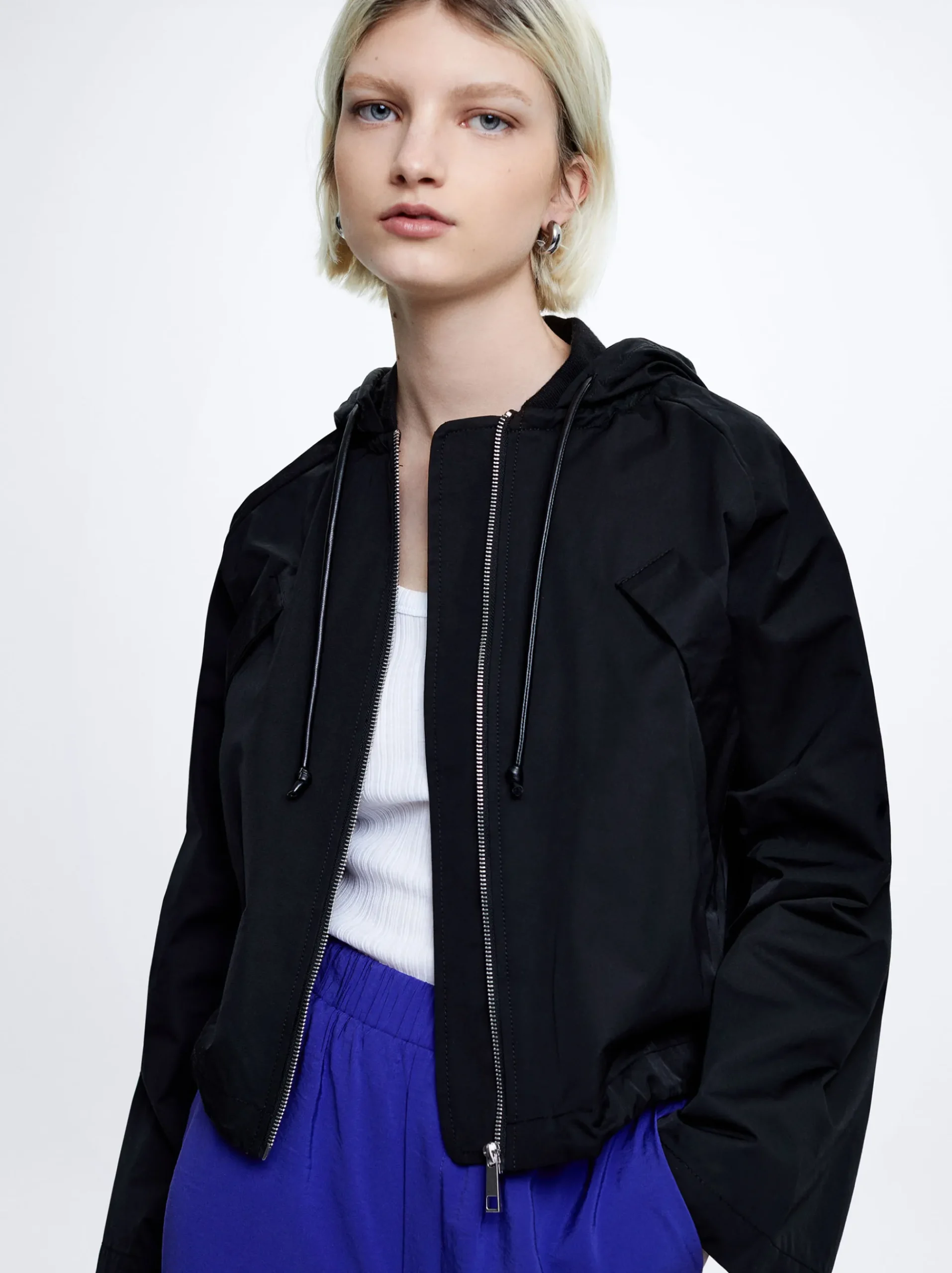 Coat With Hood And Pockets|Parfois Discount