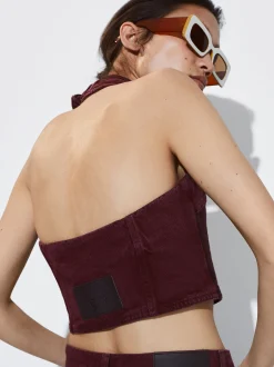 Color Block Denim Top|Parfois Best