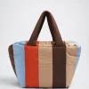 Color Block Quilted Tote Bag|Parfois Sale