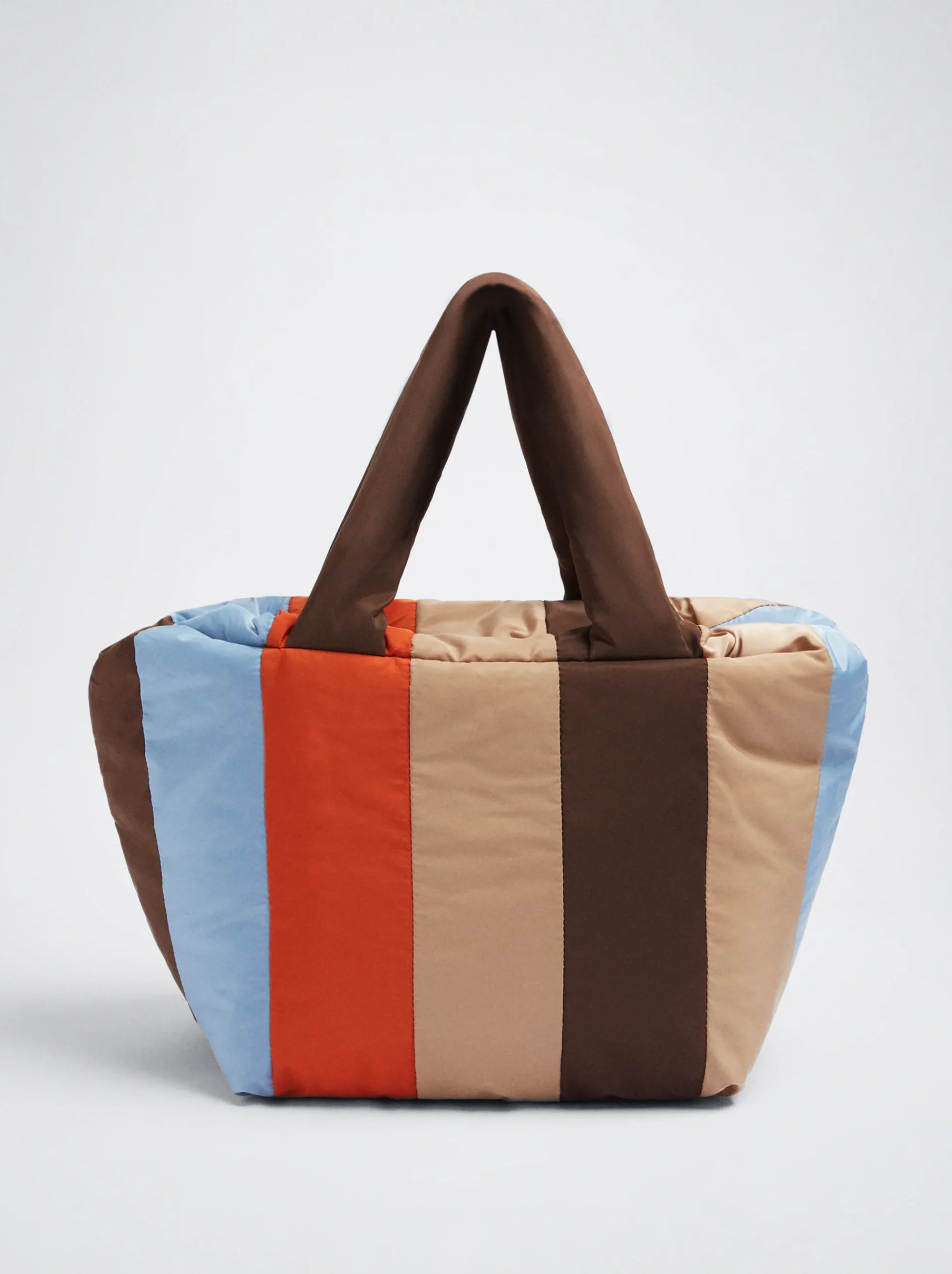 Color Block Quilted Tote Bag|Parfois Sale