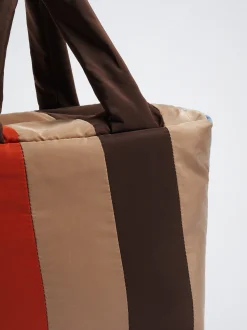 Color Block Quilted Tote Bag|Parfois Sale