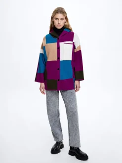 Colour Block Knit Cardigan|Parfois Clearance