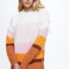 Colour Block Knit Sweater|Parfois Outlet