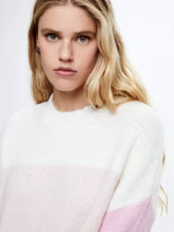 Colour Block Knit Sweater|Parfois Cheap