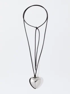 Cord Necklace With Heart|Parfois Best