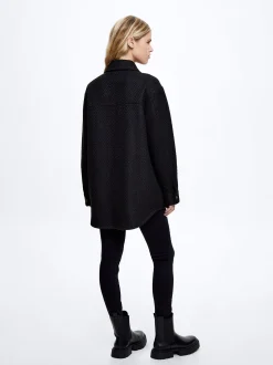 Cotton Overshirt With Pockets|Parfois Store