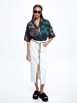 Cotton Printed Shirt|Parfois Hot
