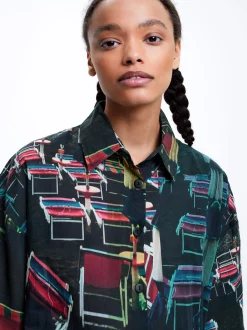 Cotton Printed Shirt|Parfois Hot