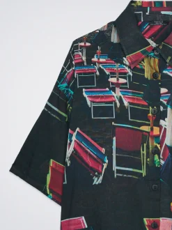 Cotton Printed Shirt|Parfois Hot