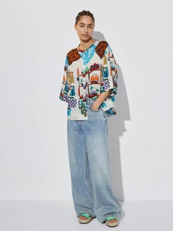 Cotton Printed Shirt|Parfois Fashion