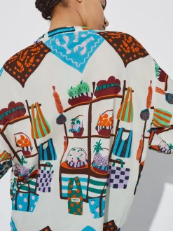 Cotton Printed Shirt|Parfois Fashion