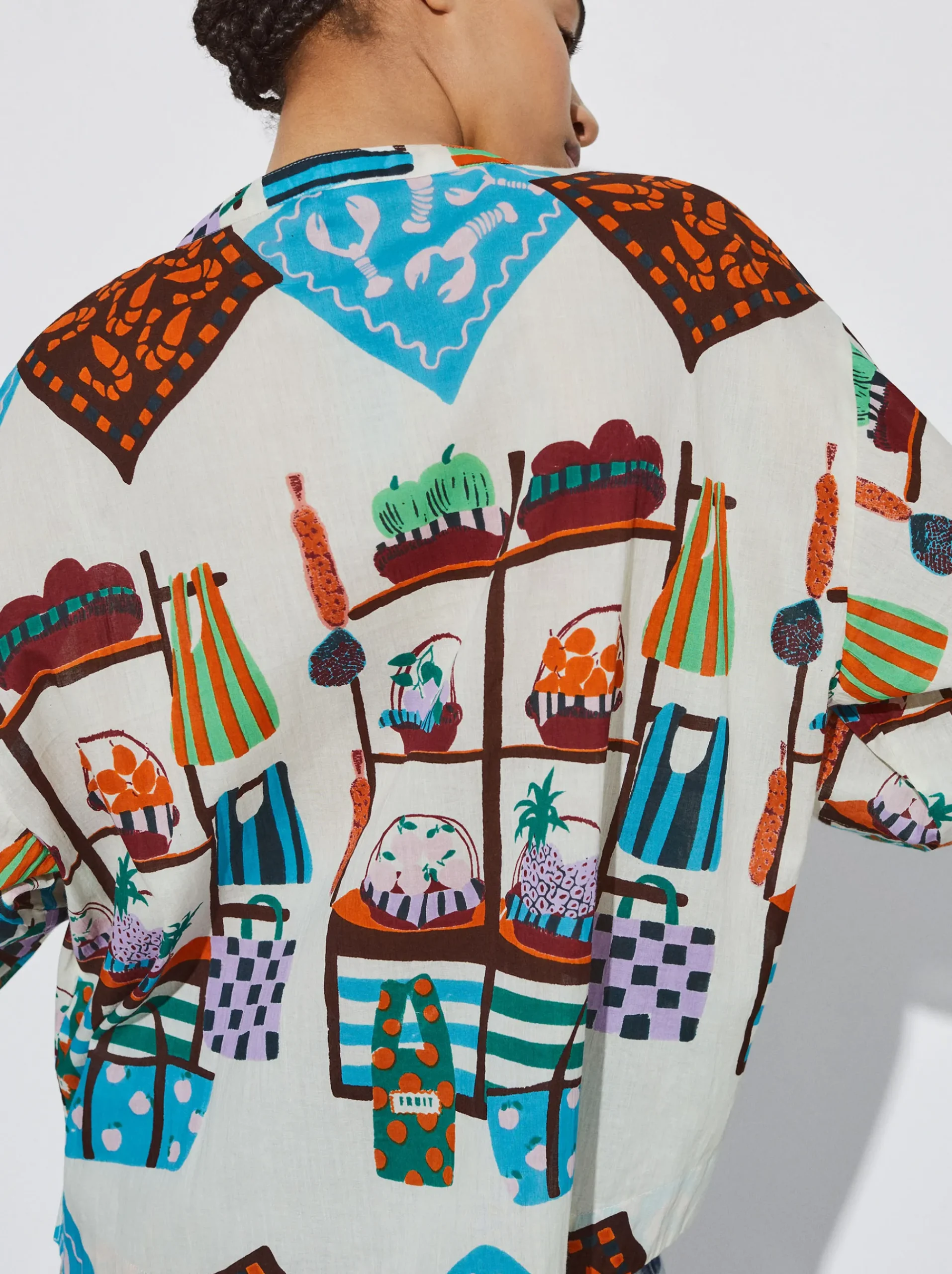 Cotton Printed Shirt|Parfois Fashion