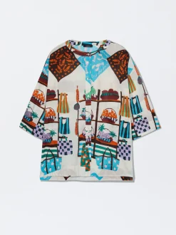 Cotton Printed Shirt|Parfois Fashion
