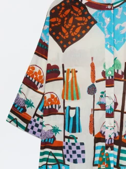 Cotton Printed Shirt|Parfois Fashion