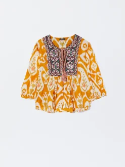 Cotton Printed Shirt|Parfois Best Sale