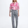 Cotton Printed Shirt|Parfois Fashion
