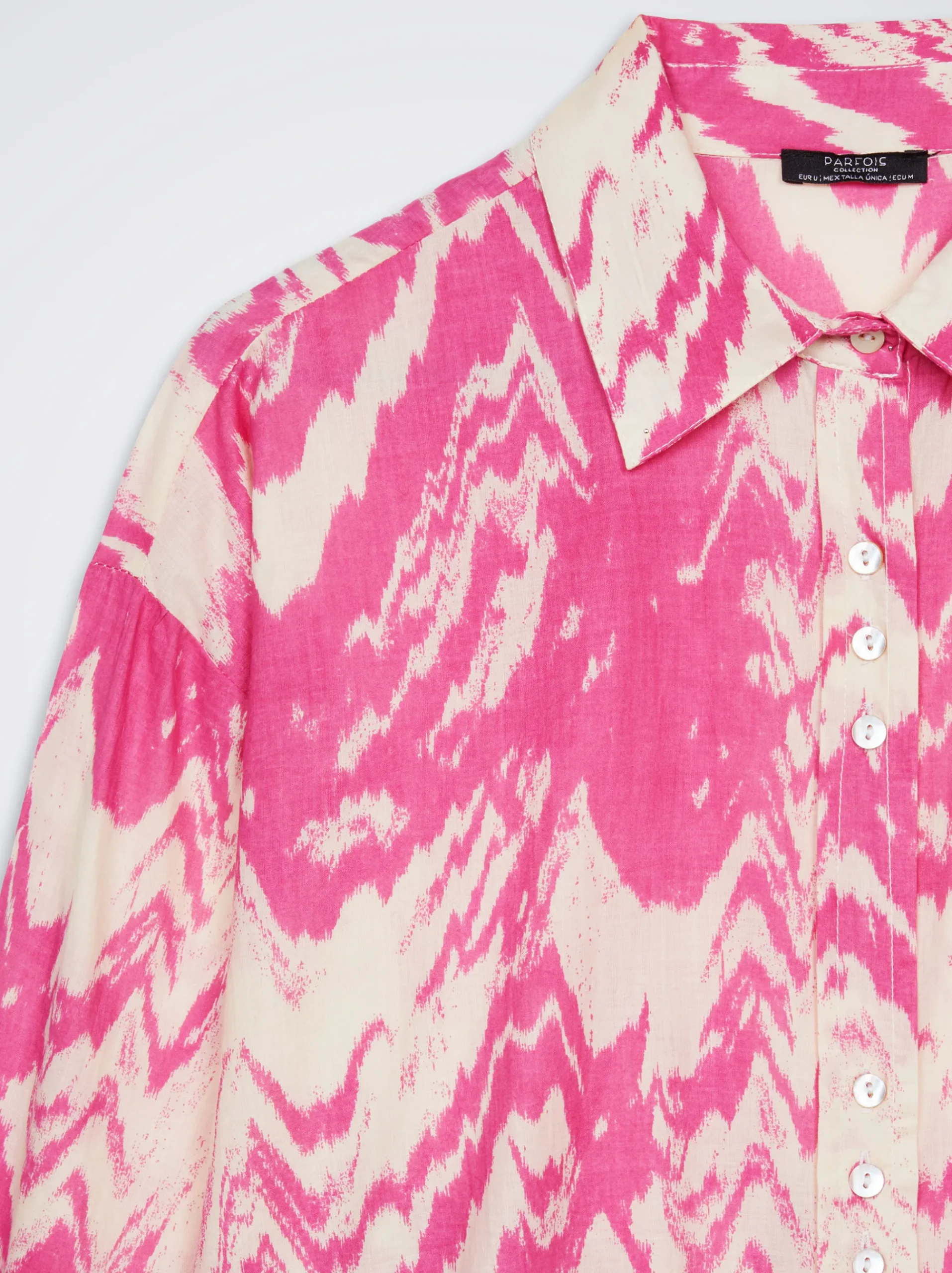 Cotton Printed Shirt|Parfois Fashion