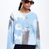 Cotton Printed Sweater|Parfois Cheap