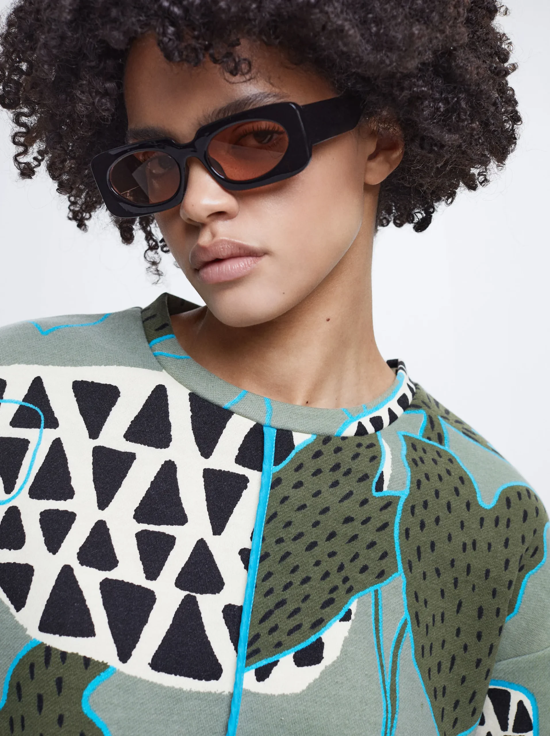 Cotton Printed Sweater|Parfois Shop