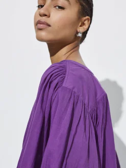 Cotton Shirt With Puffed Sleeves|Parfois Best Sale