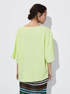 Cotton Textured T-Shirt|Parfois Cheap