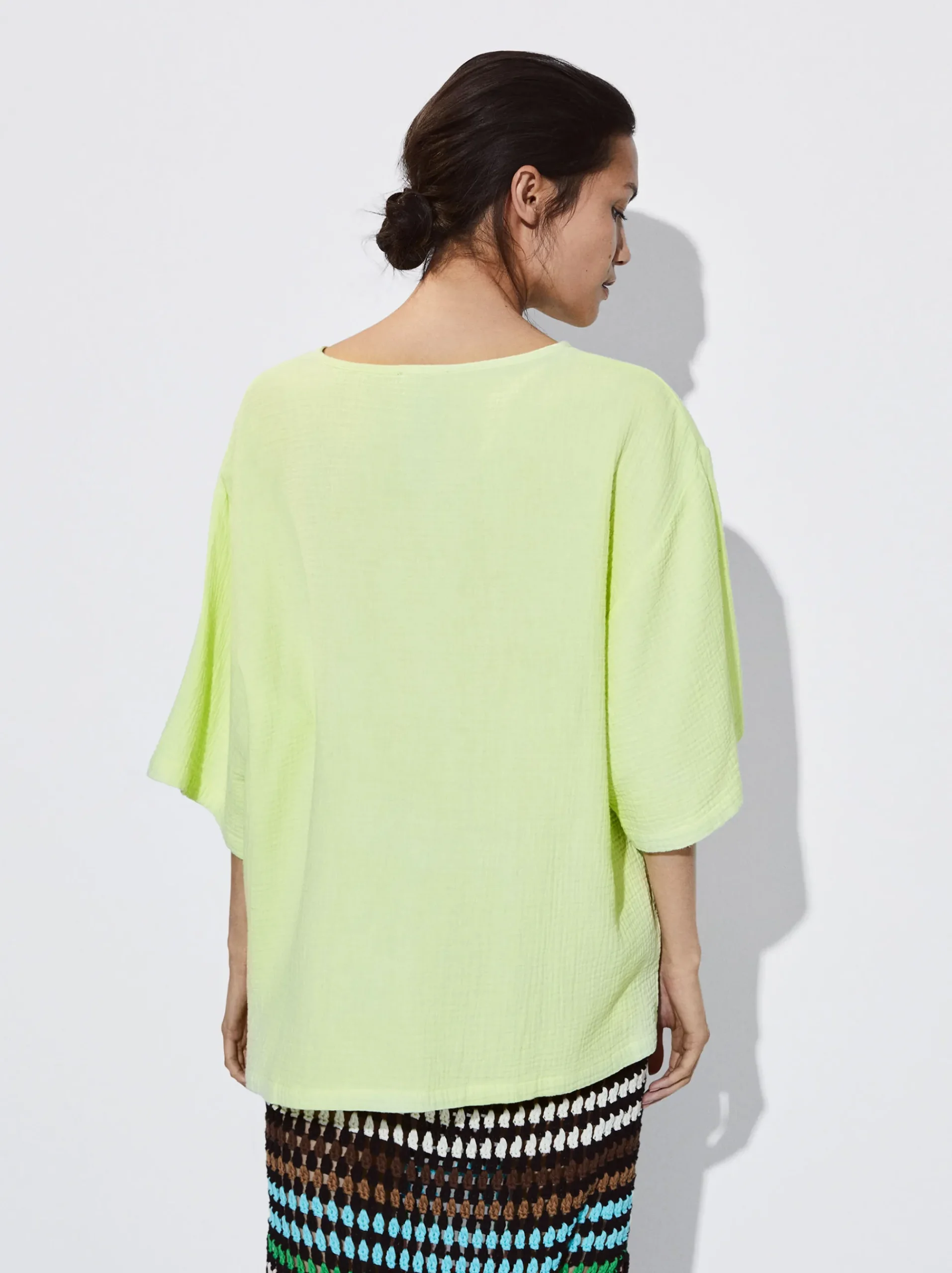 Cotton Textured T-Shirt|Parfois Cheap