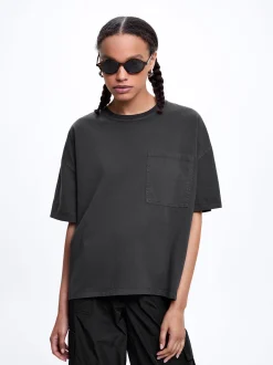 Cotton T-Shirt With Pocket|Parfois Cheap