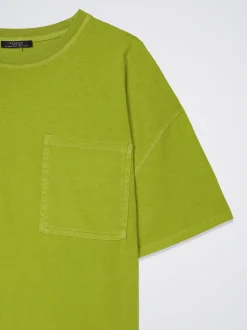 Cotton T-Shirt With Pocket|Parfois Fashion