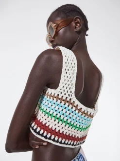 Crochet Cotton Crop Top|Parfois Cheap