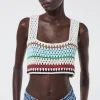 Crochet Cotton Crop Top|Parfois Cheap