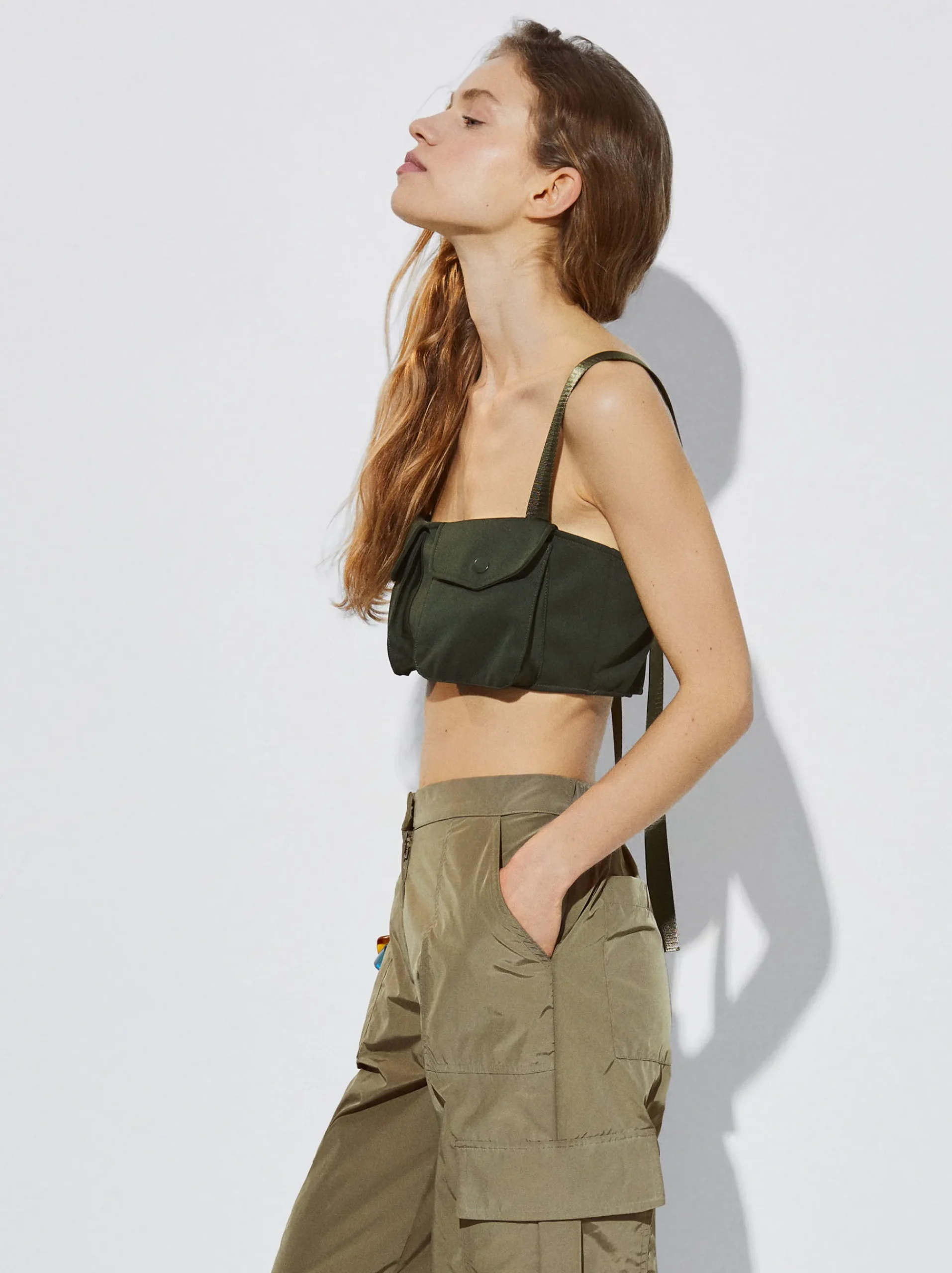 Crop Top With Pockets|Parfois Store