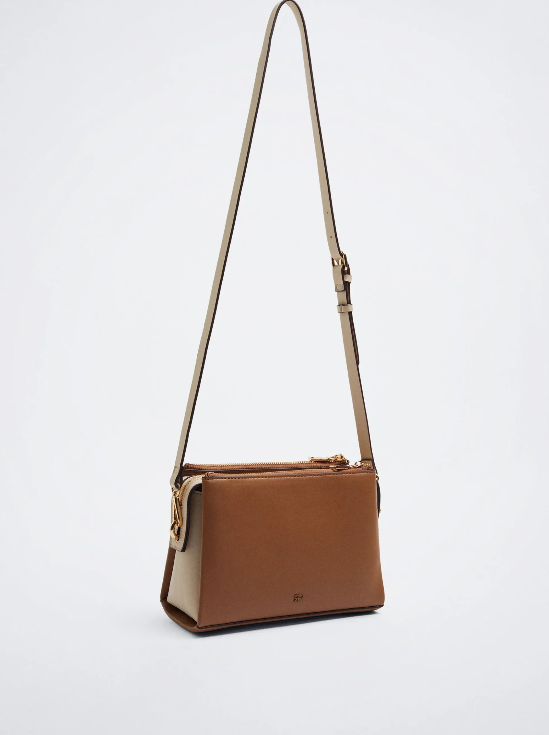 Crossbody Bag With Color Block|Parfois Flash Sale