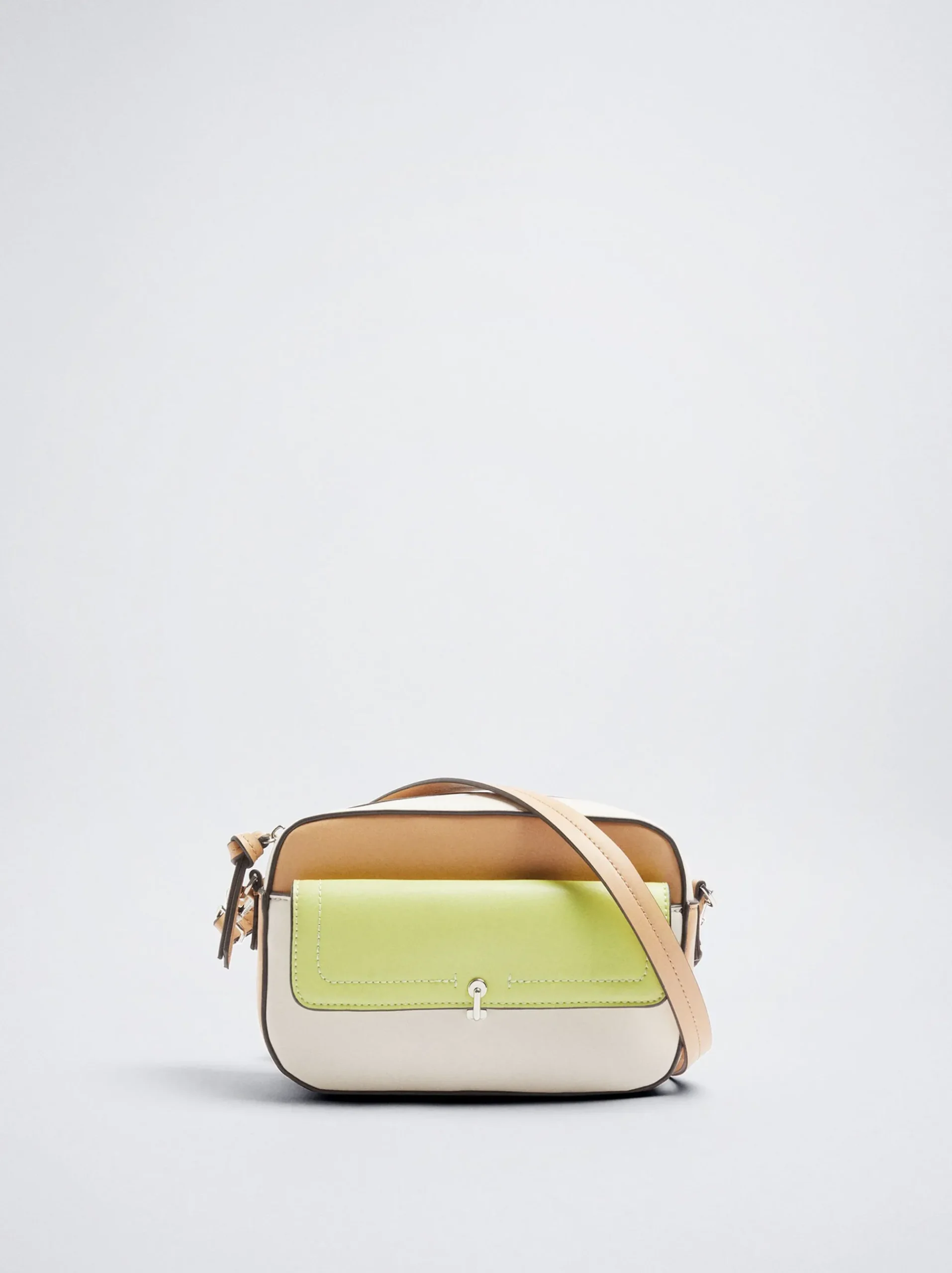 Crossbody Bag With Color Block|Parfois Cheap