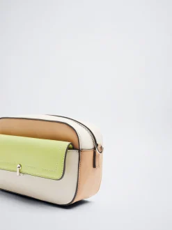 Crossbody Bag With Color Block|Parfois Cheap