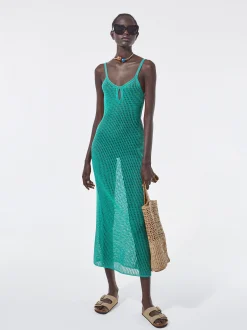 Cut Out Knitted Dress|Parfois Online