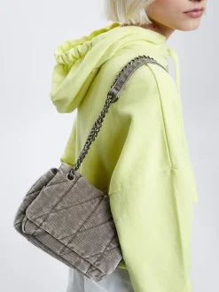 Denim Shoulder Bag|Parfois Sale