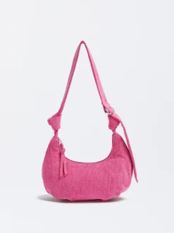 Denim Shoulder Bag|Parfois Flash Sale