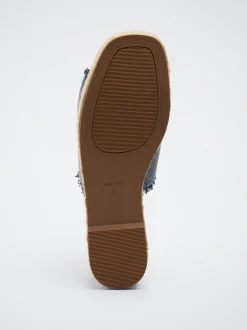 Denim Wedge Sandals|Parfois Cheap