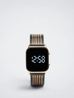 Digital Stainless Steel Watch|Parfois Outlet